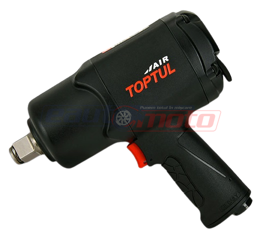Cheie TOPTUL KSAC2413, pneumatica de impact, antrenor patrat 3/4 inch, cuplu maxim 2102 Nm, 6000 rpm, cupla aer 3/8 inch