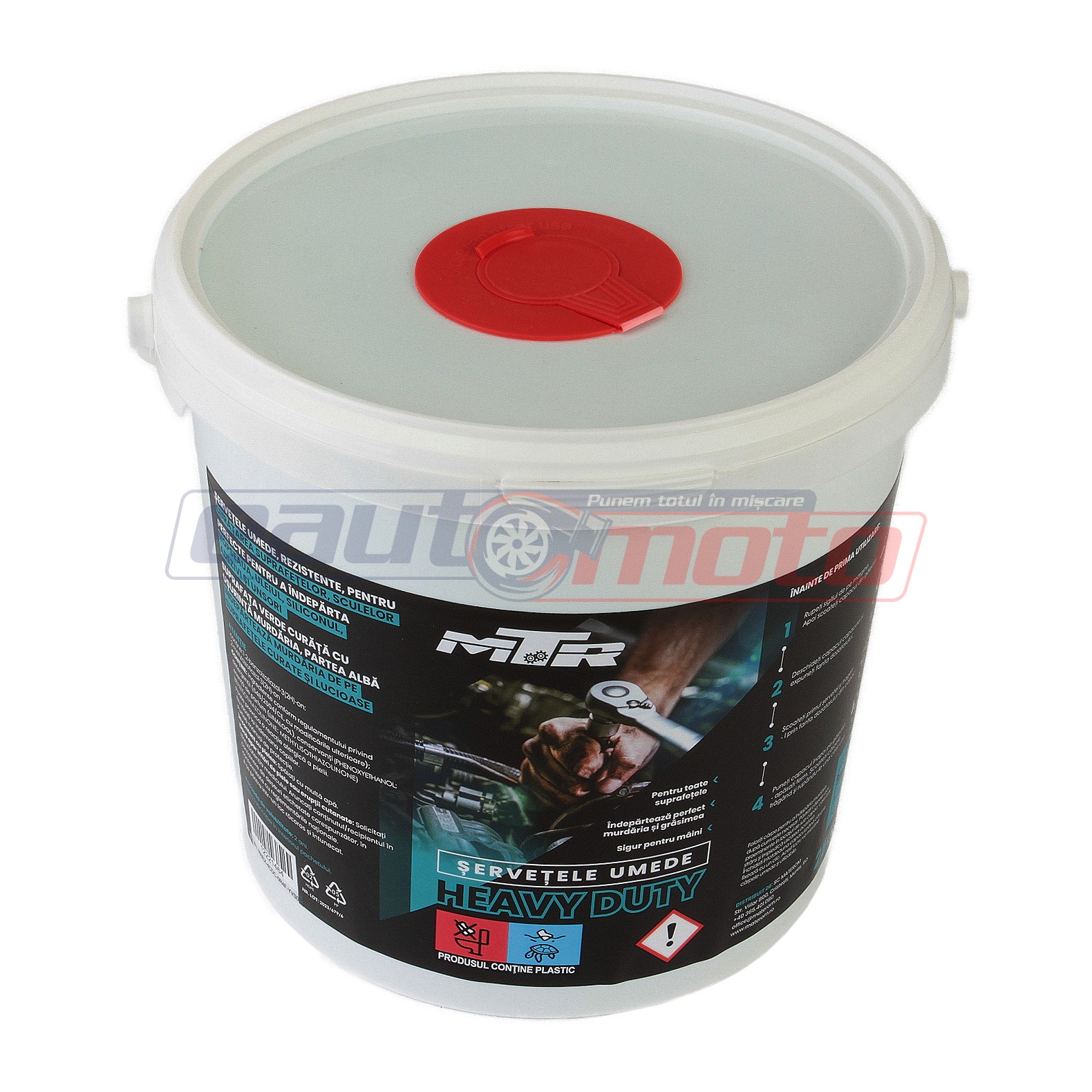 Servetele MTR Heavy Duty umede 250 buc