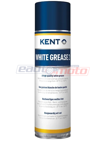 Spray KENT WHITE GREASE2 vaselina semitransparenta cu calciu 50071, 500 ml