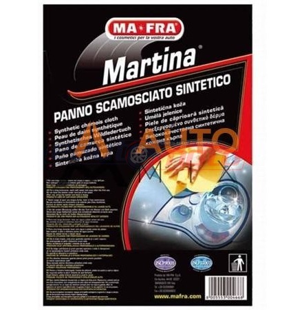 Laveta galbenă din piele sintetică de căprioară MA-FRA Martina P0466