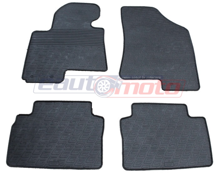 Covorase Gledring cauciuc Hyundai IX35 2010-, Kia Sportage 5 locuri 2010-01.2016, 4 buc