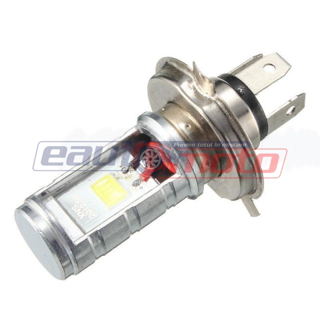 Bec H4 35W pentru far scuter, ATV, motocicletă (SMD generație nouă)