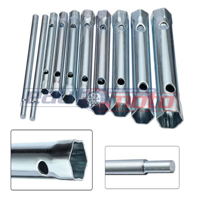 Set de 8 chei tubulare 6-22mm