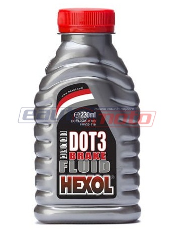 Lichid de frână Hexol DOT3 230ml