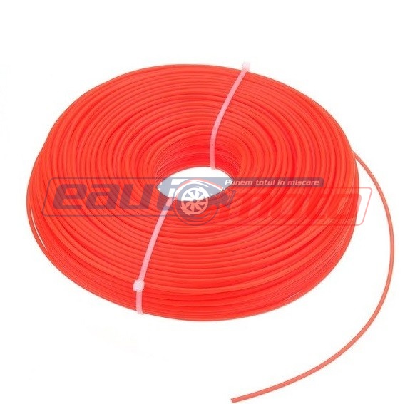 Fir trimmer / motocoasă 100 metri Ø 2.4 (rotund)