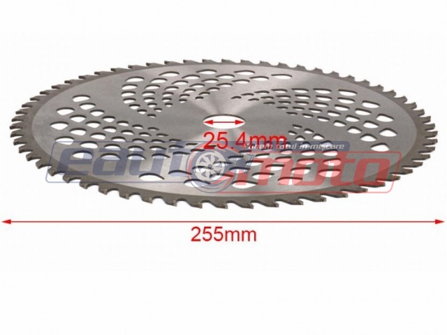 Disc tăietor pentru motocoasă 255 x 40T x 25.4mm NAKAMURA