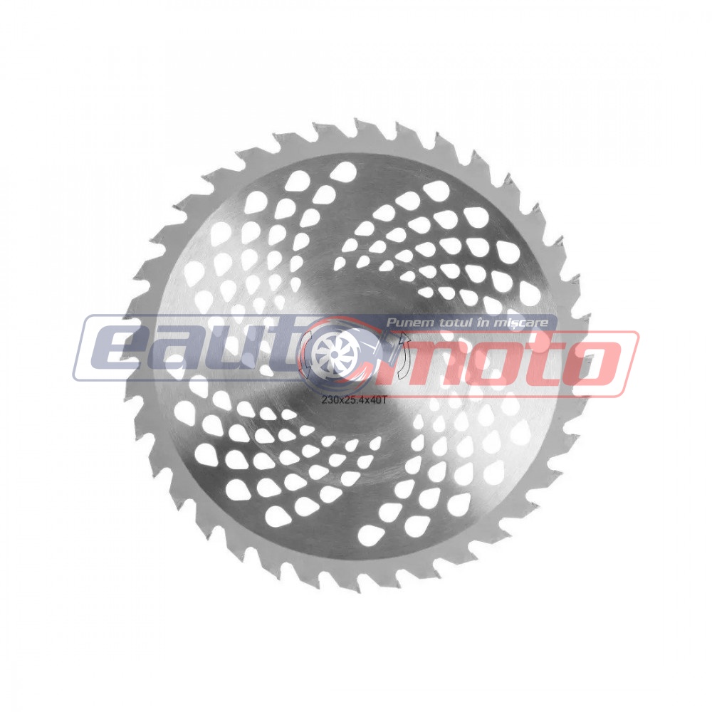 Disc de tăiere pentru motocoasă 230 x 40T x 25.4mm