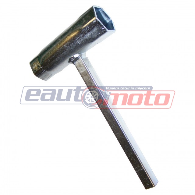 Cheie bujie 19mm x 21mm + profil pătrat de 9.5mm
