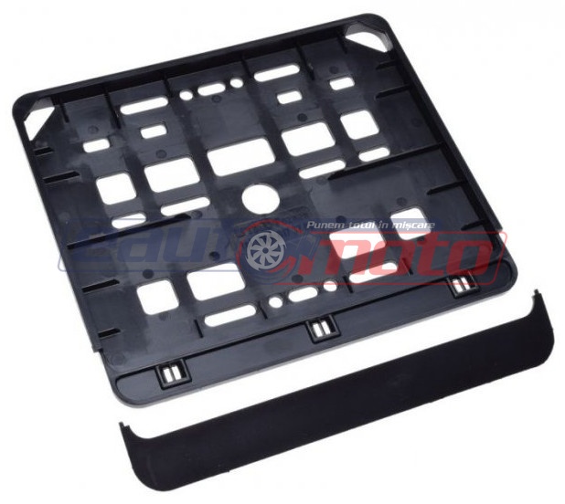 Suport Plastic pentru Număr Înmatriculare Moto/ATV (173 x 198 mm)