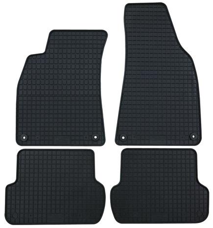 Set 4 covorașe auto din cauciuc PETEX, negru, compatibile cu Audi A3 (05.2003-2013) și Audi S3 (01.2007-prezent)