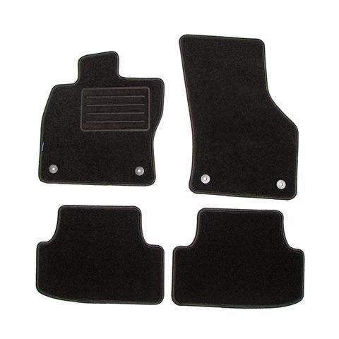 Set covorașe auto din mochetă PETEX Rex, grafit, pentru Audi A3 4/5 uși, fabricat între 02.2013 și 06.2016, cod 112156902PX.