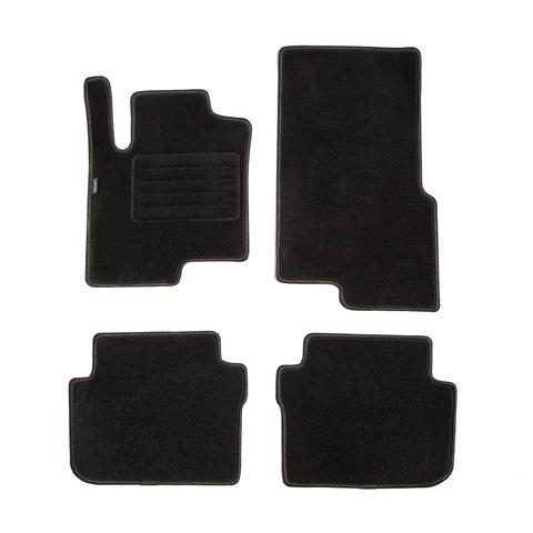 Set covorașe auto din mochetă PETEX 112179602PX, model REX, culoare grafit, compatibil cu Smart FourFour 454, anii 2004-2006