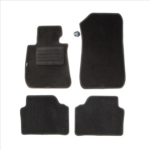 Set covorașe mochetă model Rex, culoare grafit, pentru BMW E90/E91 Petex, cod produs 112315202PX.