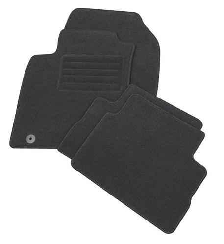 Set covorașe auto tip mochetă PETEX 112325802PX, model REX, culoare grafit, compatibile cu Ford Focus DAW, DBW, 2001-2004