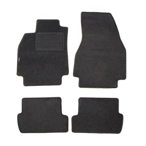 Set covorașe auto din mochetă PETEX Rex, grafit, compatibile cu Renault Megane II, cod 112345002PX.