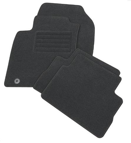 Set covorașe auto tip mochetă PETEX, model REX, grafit, pentru Renault Megane II BM0/1, CM0/1, LM0/1, KM0/1