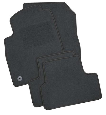 Set covorașe auto din mochetă PETEX REX, grafit, compatibil cu Skoda Octavia III și Octavia Scout, 10.2014-