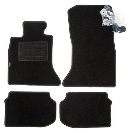 Set covorașe auto tip mochetă PETEX 112414902PX, model REX, culoare grafit, compatibile cu BMW Seria 5 F10/F11