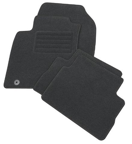 Set covorașe auto din mochetă PETEX, model REX, culoare grafit, compatibile cu Renault Koleos HY (2008 - Mai 2015)