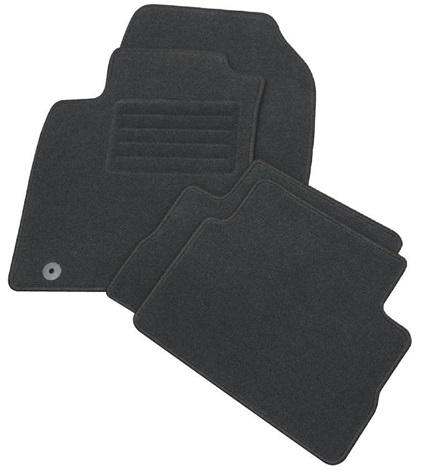 Set covorașe auto PETEX model REX, mocheta, culoare grafit, compatibile cu Toyota RAV4 III (ACA3, ACE, ALA3, GSA3, ZSA3) din perioada 02.2006-03.2013, cod 112455102PX.