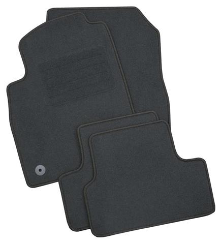 Set covorașe auto din mochetă PETEX, model REX, culoare grafit, compatibil cu Volkswagen ID.4