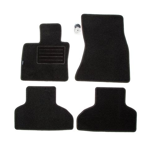 Set covorașe auto din mochetă PETEX, model REX, culoare grafit, compatibil cu BMW X5 F15