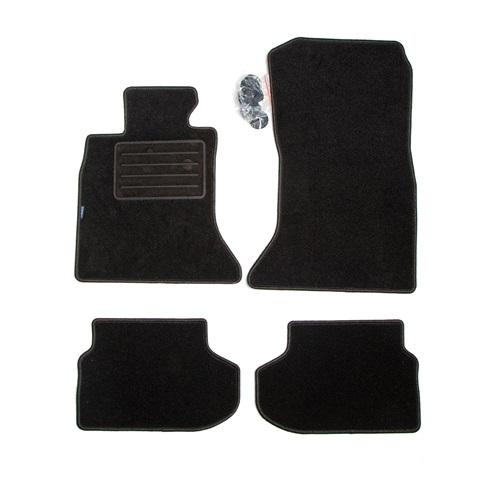 Set covorașe auto tip mochetă PETEX 112515202PX, model REX, culoare grafit, compatibile cu BMW Seria 5 F10 S-drive, F11 S-drive