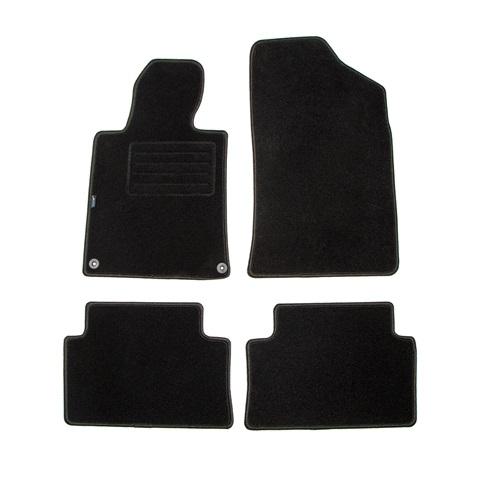 Set covorașe auto din mochetă PETEX pentru Peugeot 508, model REX, culoare grafit, cod 112543802PX