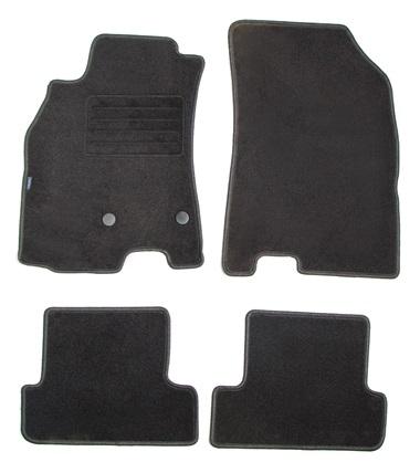 Set covorașe auto din mochetă PETEX 112545502PX, model REX, culoare grafit, compatibil pentru Renault Megane III BZ0, DZ0/1