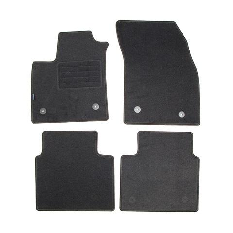 Set covorașe auto tip mochetă PETEX, model REX, culoare grafit, compatibile cu Ford Focus IV