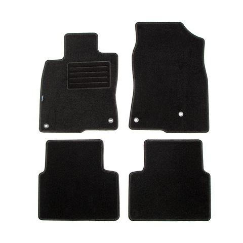 Set covorașe auto din mochetă PETEX 112627202PX, model REX, culoare grafit, compatibil cu Honda Civic IX FK, FC, fabricat după martie 2017.