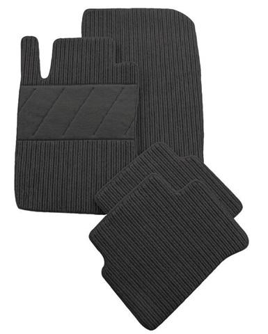 Set covorașe auto din mochetă PETEX 112635302PX, model REX, culoare grafit, compatibile cu Mercedes Benz C-CLASS limuzină W204 și C-CLASS T-Model S204