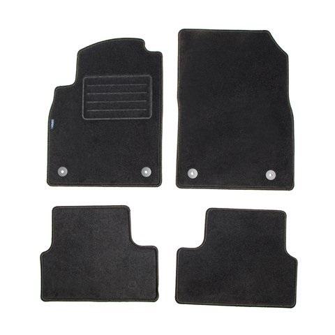 Set covorașe auto din mochetă PETEX Rex, grafit, pentru Opel Astra J, cod 112641302PX