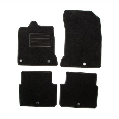 Set covorașe mochetă Petex model Rex, culoare grafit, pentru Renault Latitude 2011-