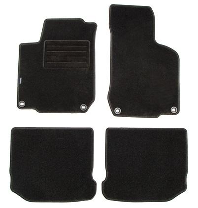 Set covorașe auto din mocheta PETEX 112656502PX, model REX, culoare grafit, compatibile cu Volkswagen Golf IV, Bora 1998-2005, New Beetle 1998-09.2011