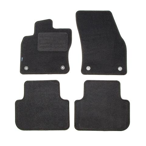 Set covorașe auto din mochetă PETEX REX, culoare grafit, compatibile cu Volkswagen Tiguan US, fabricat după aprilie 2016