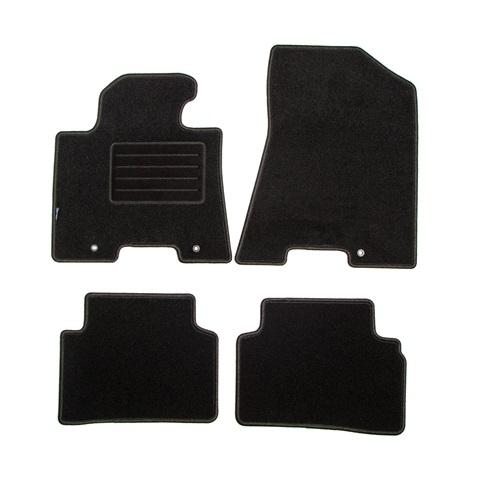 Set covorașe auto din mochetă PETEX, model REX, culoare grafit, compatibil cu Hyundai Tucson TLE (07.2015-06.2018)