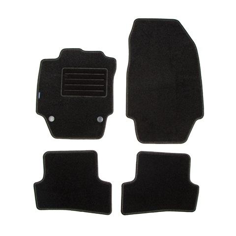 Set covorașe auto tip mochetă PETEX, model REX, culoare grafit, compatibil Renault Captur, fabricat începând cu 2013