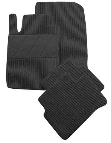 Set covorașe auto din mochetă PETEX, model REX, culoare grafit, compatibil cu Volkswagen Passat 3C2, 3C5 (2005-2010), cu puncte de fixare prin capse, cod produs 112756802PX.