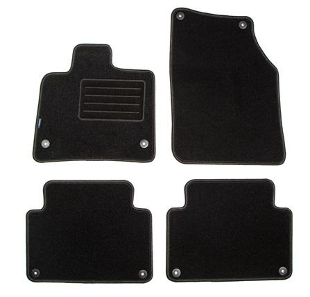 Set covorașe auto din mochetă PETEX REX, grafit, compatibil Audi Q7 (05.2006-05.2015)