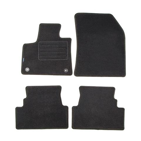 Set covorașe auto din mochetă PETEX 112940602PX, model REX, culoare grafit, compatibil cu Opel Grandland X