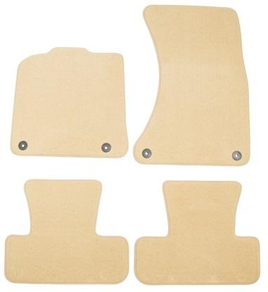 Set covorașe auto din mocheta PETEX, model Comet, bej, compatibile cu AUDI Q5 8R (11.2008-12.2016), cod produs 114956109PX.