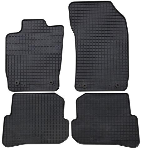 Set covorase auto din cauciuc PETEX, model 11510PX, culoare neagră, compatibil cu AUDI A1 8X1, 8XK, 8XF, an fabricație 2010-prezent