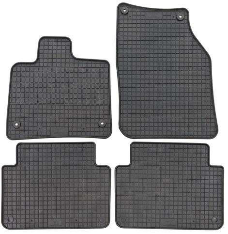 Set 4 covorașe auto din cauciuc PETEX 12110PX, negre, compatibile cu Audi Q7 4L, 2006-05.2015