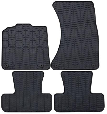 Set 4 covorașe auto din cauciuc PETEX 12210PX, negru, compatibile cu Audi Q5 8R, 2008-2016