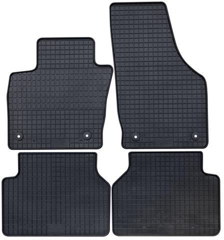 Set 4 covorașe auto din cauciuc PETEX 12310PX, negru, compatibil Audi Q3 8U, 2011-2018