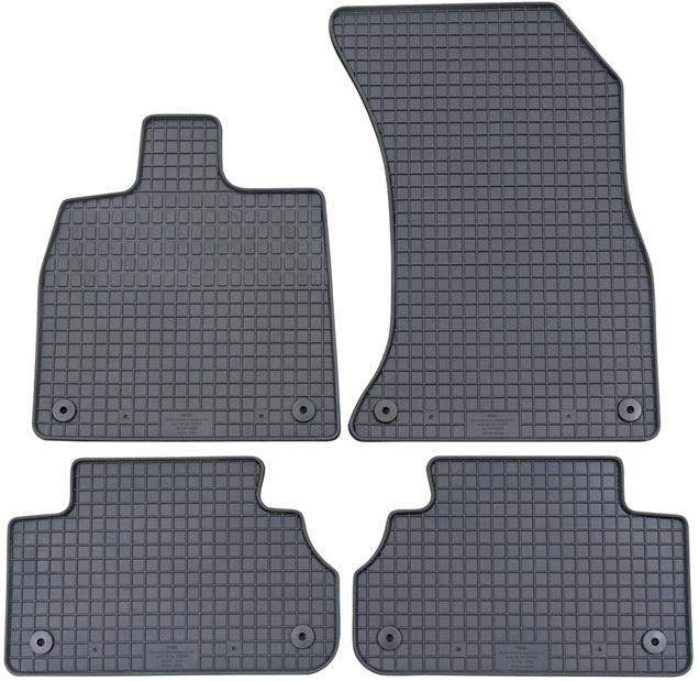 Set 4 covorașe auto din cauciuc PETEX 12610PX, negre, compatibile cu Audi Q5, model 2017-