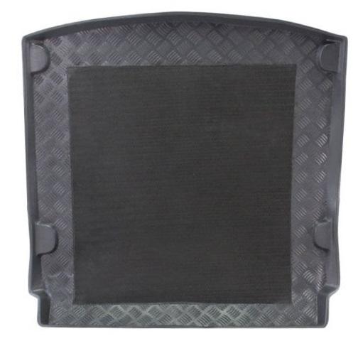 Protecție portbagaj auto POLCAR 1355WB-3, din polietilenă, de culoare neagră, cu margine înălțată, potrivită pentru Audi A5/S5 B8, 03.07-10.11, echipată cu pânză antialunecare