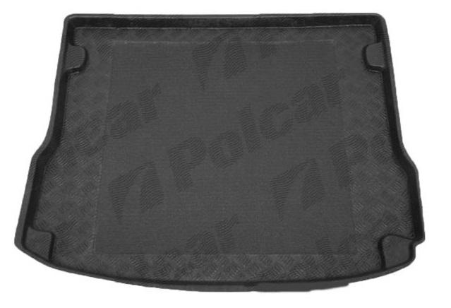 Tavita portbagaj auto POLCAR 1365WB-7, din polietilenă, neagră, cu margine ridicată, potrivită pentru Audi Q5 (09.08-06.12), cu suprafață anti-alunecare.
