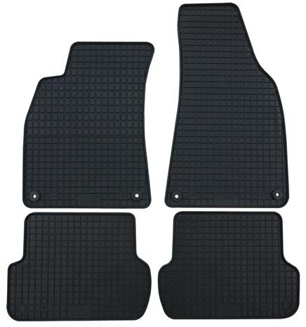 Set covorașe auto din cauciuc PETEX 14410PX, negru, compatibil cu AUDI A6 4G2, C7, 4GC (2011-06.2018) și AUDI A7 4GA, 4GF (2010-01.2018)